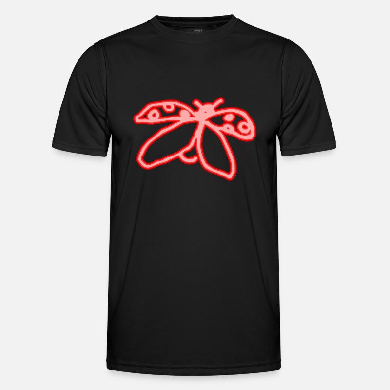 Neon Ladybug - Men's Functional T-Shirt - black