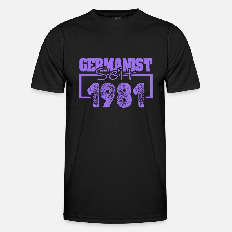 Germanist 1981 Männer Funktions-T-Shirt
