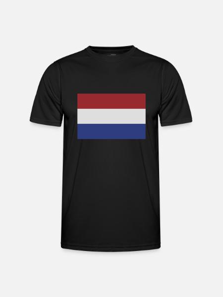 niederlande - Men's Functional T-Shirt - black
