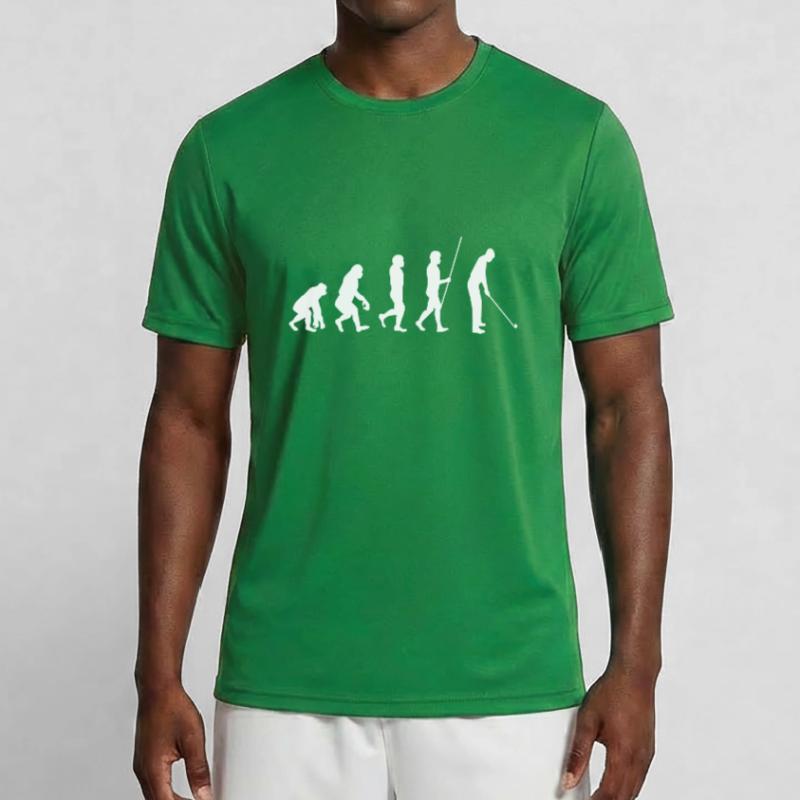 Golf Golfer Evolution Gift Men's Functional T-Shirt