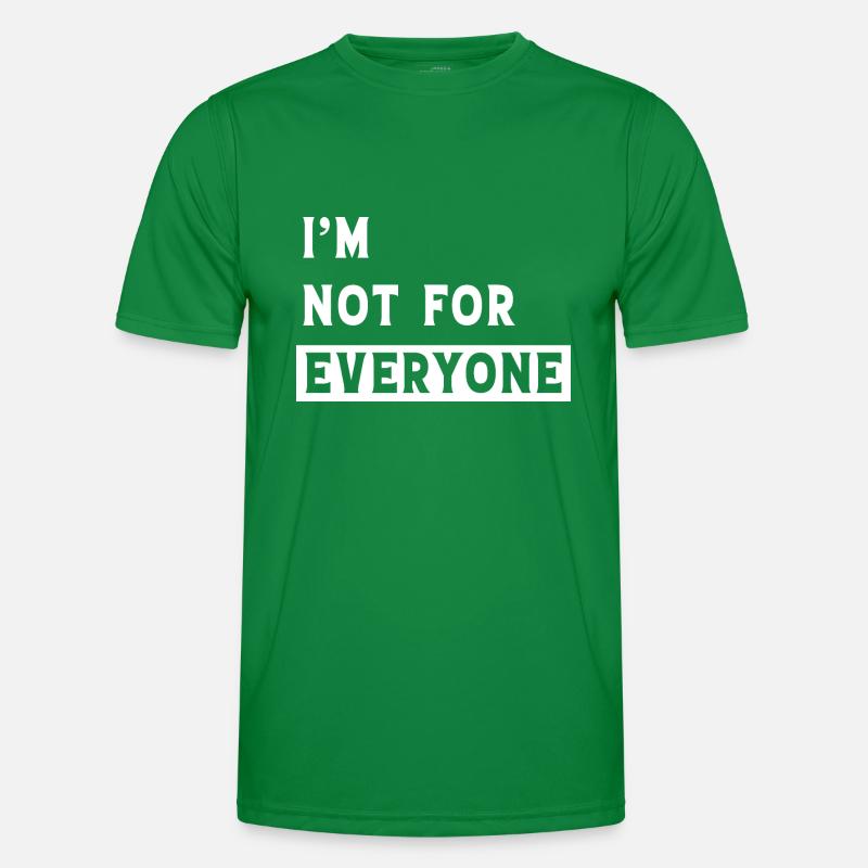 Ich bin nicht jedermanns Sache Männer Funktions-T-Shirt