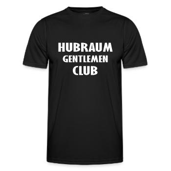 Motor und Hubraum Club - Männer Funktions-T-Shirt - Schwarz - Vorne - AI Model Male 178 dark (178cm)