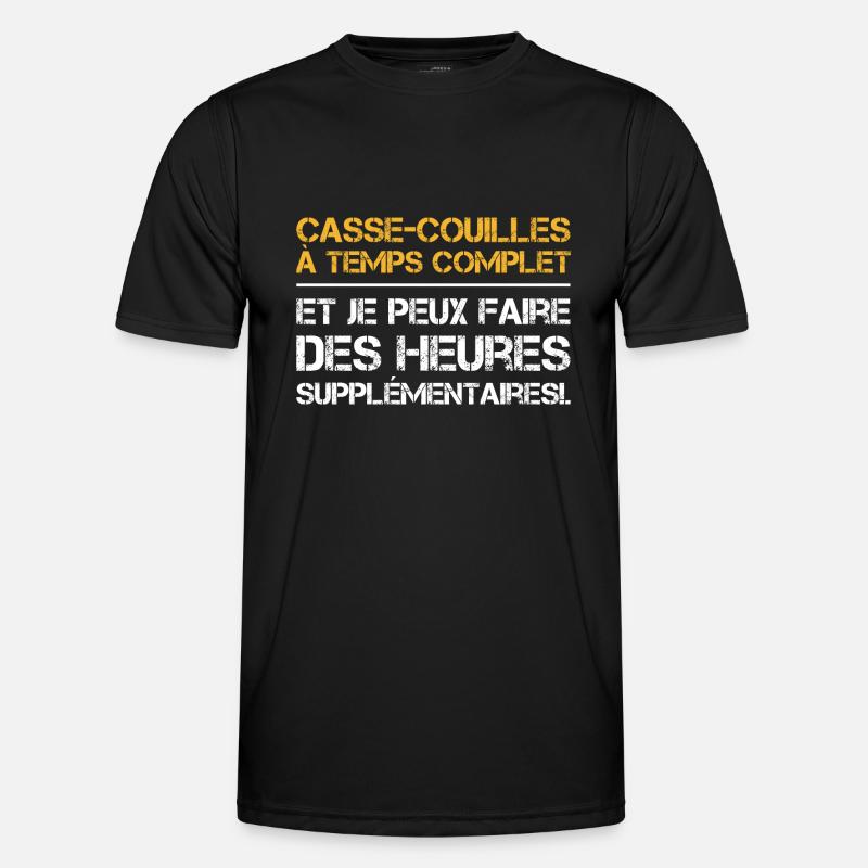 Full-time daredevils - Men's Functional T-Shirt - black