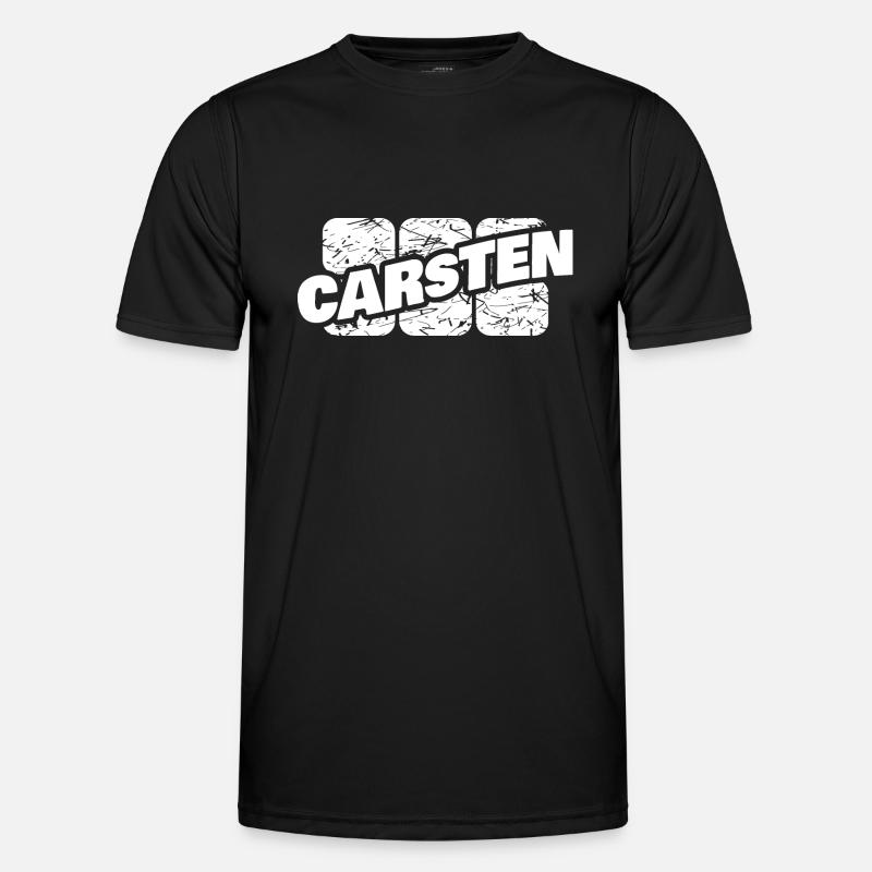 Gift for Carsten - Men's Functional T-Shirt - black