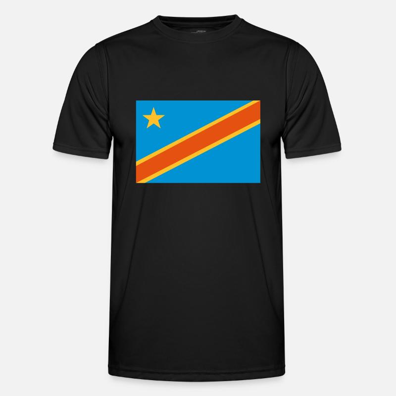 drapeau Congo Kinshasa - Congo flag T-shirt sport Homme
