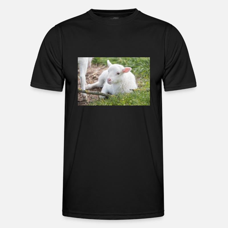 Lämmchen (Ovis) Lamm Männer Funktions-T-Shirt