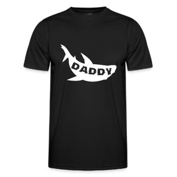 Daddy - Männer Funktions-T-Shirt - Schwarz - Vorne - AI Model Male 178 dark (178cm)