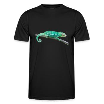 chameleon - Men's Functional T-Shirt - black - Front - AI Model Male 178 dark (178cm)