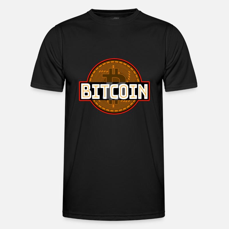 Bitcoin Krypto Bitcoinshirt - Männer Funktions-T-Shirt - Schwarz