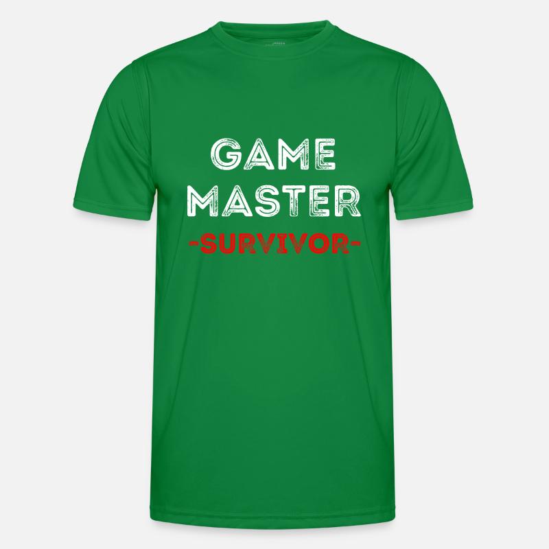 Game Master Survivor RPG (Message) T-shirt sport Homme