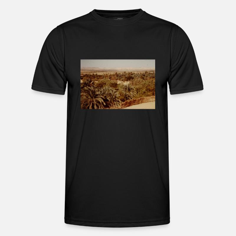 A Tree And Good Sky - Männer Funktions-T-Shirt - Schwarz