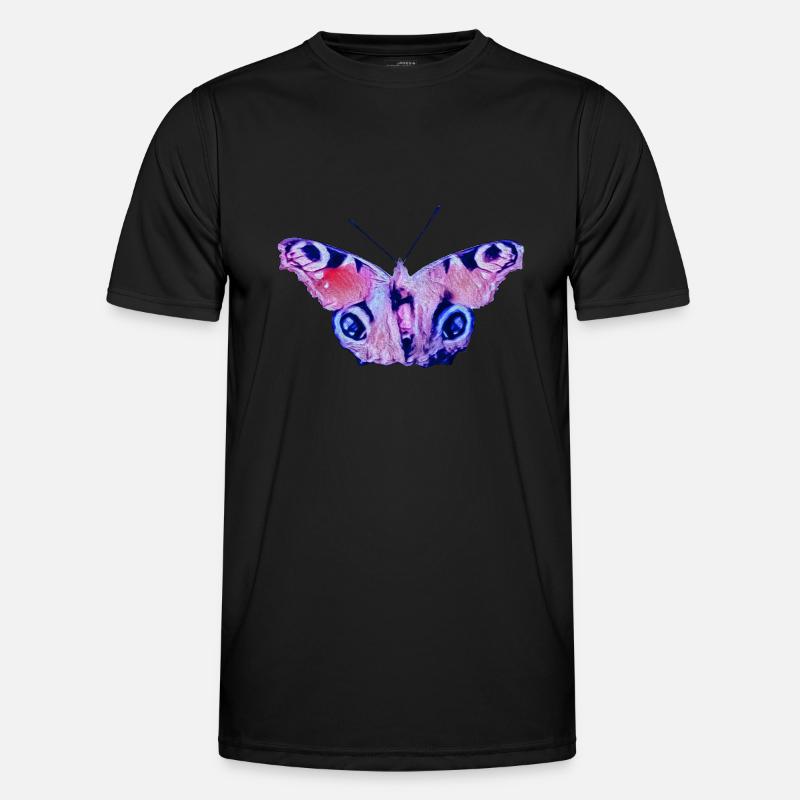 Butterfly 1 - Männer Funktions-T-Shirt - Schwarz