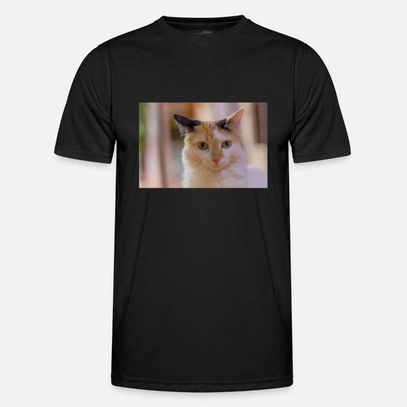 Die Katze Männer Funktions-T-Shirt