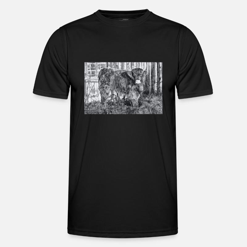 Highland cattle Men's Functional T-Shirt