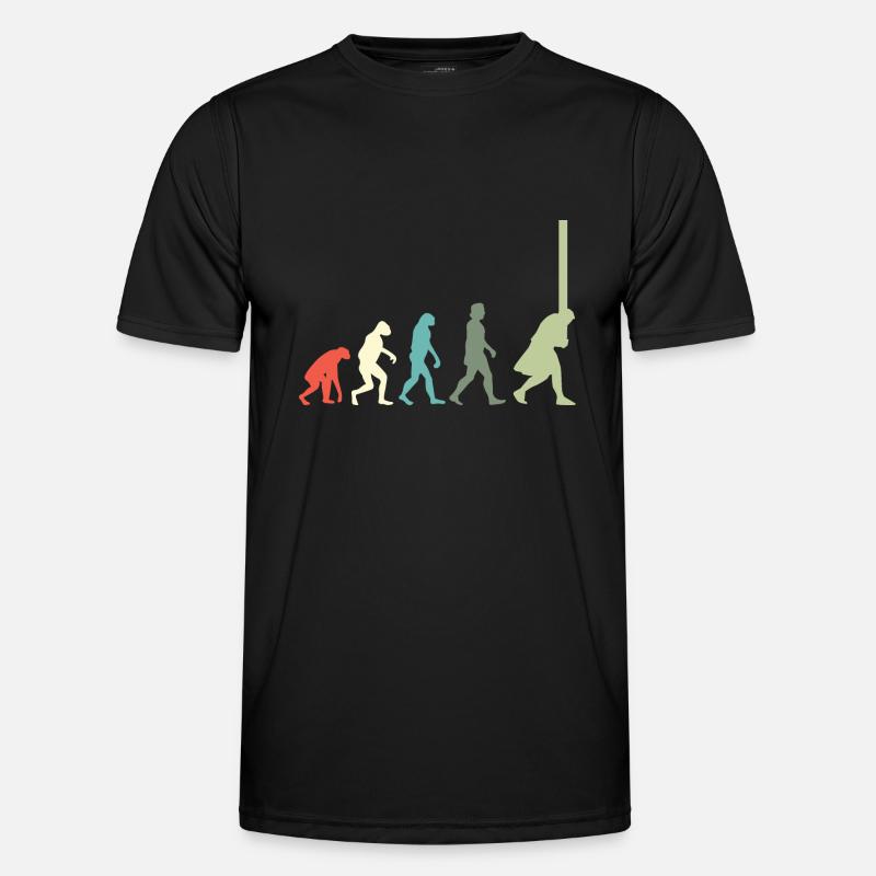 Log Tosser Evolution Wood Chunk Toss Lumber Männer Funktions-T-Shirt