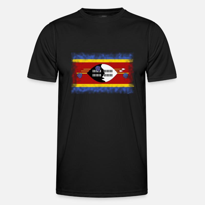 Eswatini - Men's Functional T-Shirt - black
