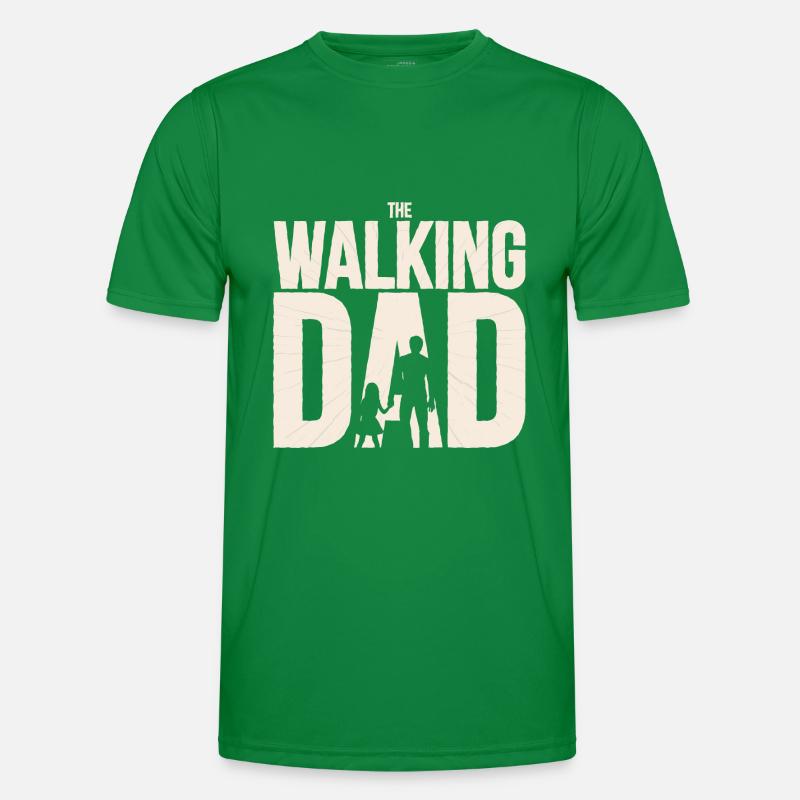 Gift for Expecting Dads The Walking Dad Men's Functional T-Shirt