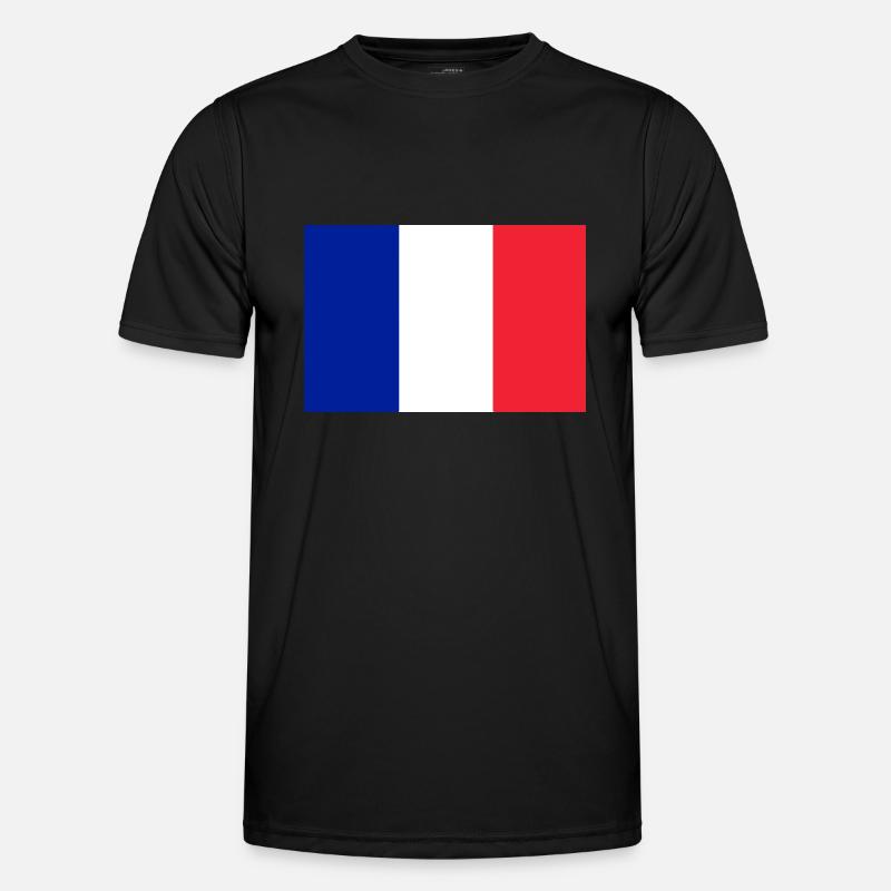 Drapeau français T-shirt sport Homme