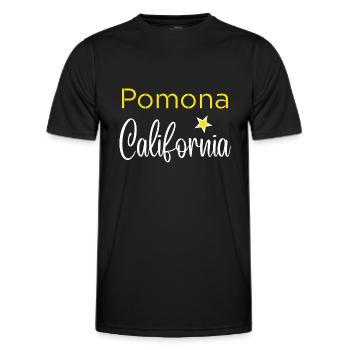 Pomona California - T-shirt sport Homme - noir - Devant - AI Model Male 178 dark (178cm)