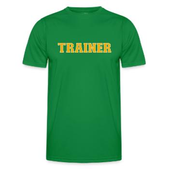 Coach - Men's Functional T-Shirt - kelly green - Front - AI Model Male 178 dark (178cm)