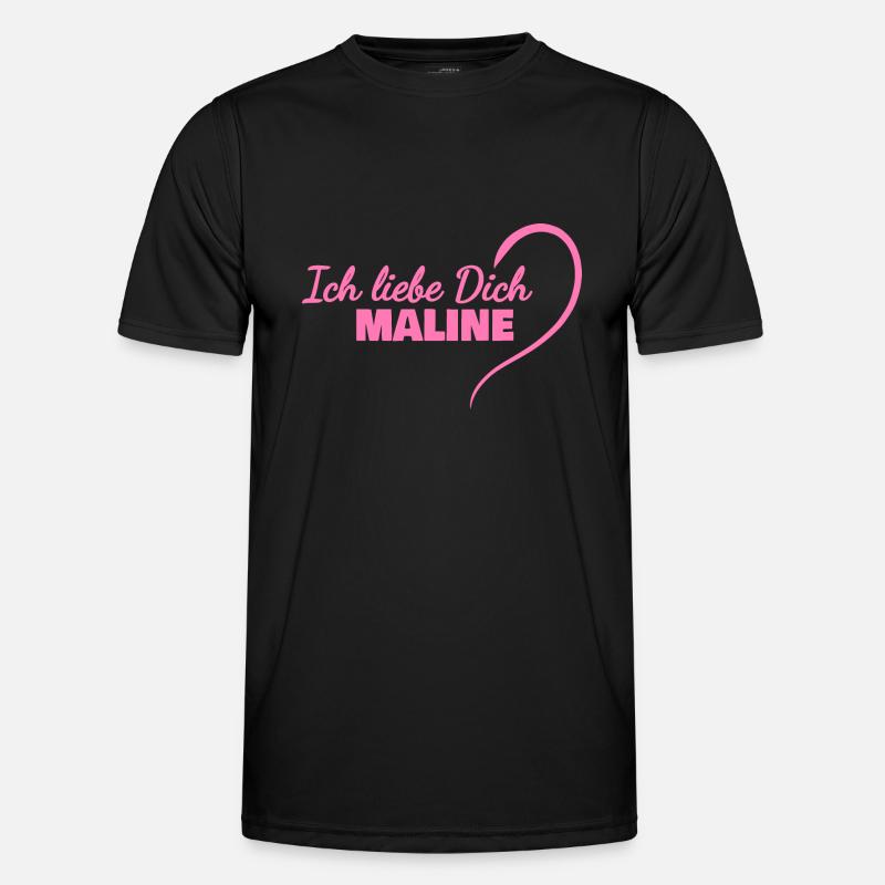 Gift for Maline - Men's Functional T-Shirt - black