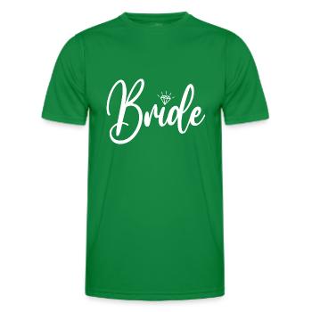 Bride - Men's Functional T-Shirt - kelly green - Front - AI Model Male 178 dark (178cm)