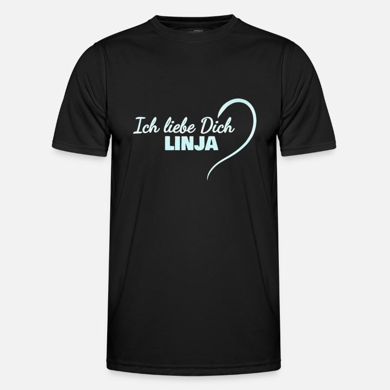 Gift for Linja - Men's Functional T-Shirt - black