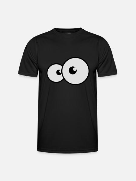 augen - Men's Functional T-Shirt - black