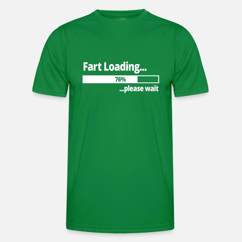 Fart Loading ...76% Please Wait Funny Gift Men's Functional T-Shirt