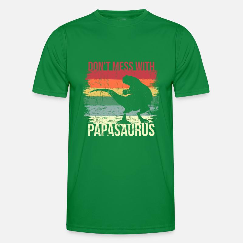 Papasaurus Rex Men's Functional T-Shirt