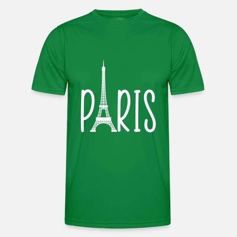 Paris Eiffel Tower Männer Funktions-T-Shirt