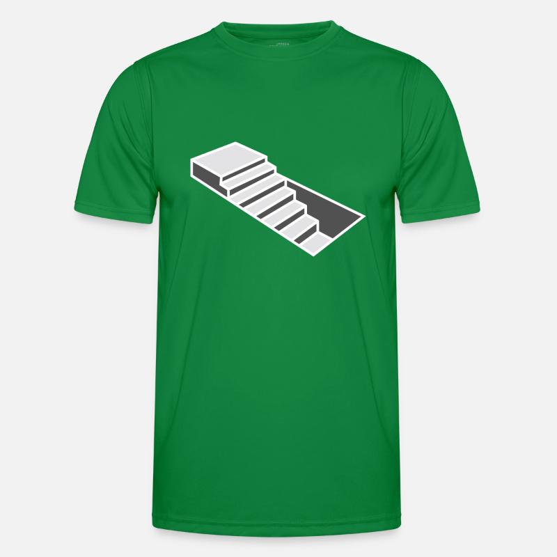 Ladder Illusion Männer Funktions-T-Shirt