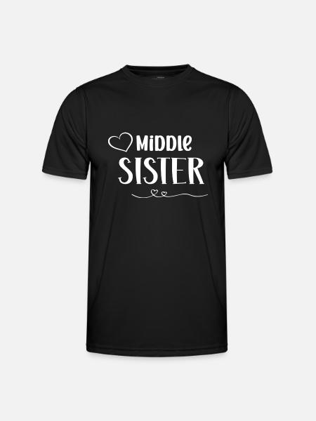 Middle Sister - Men's Functional T-Shirt - black