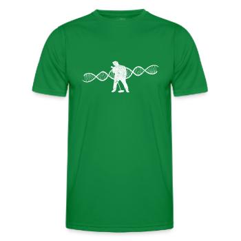 Singer Band Vocals Hobby Singer Musicians Singing - Men's Functional T-Shirt - kelly green - Front - AI Model Male 178 dark (178cm)