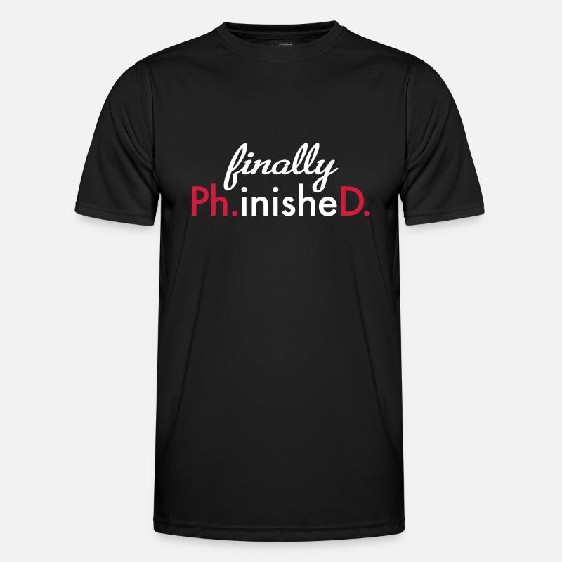 Phd - Men's Functional T-Shirt - black