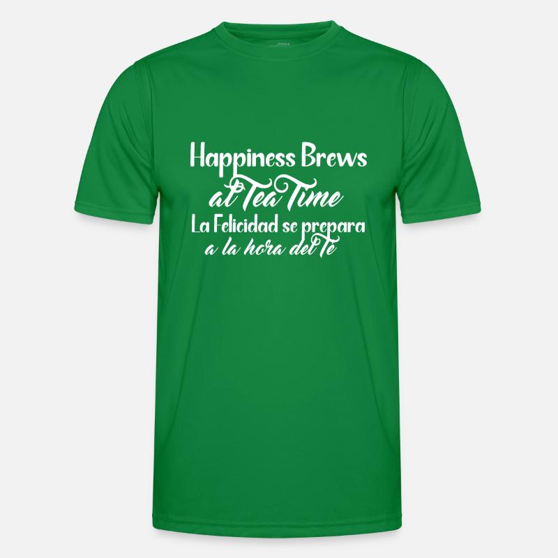 Tea Time Design espagnol et anglais T-shirt sport Homme