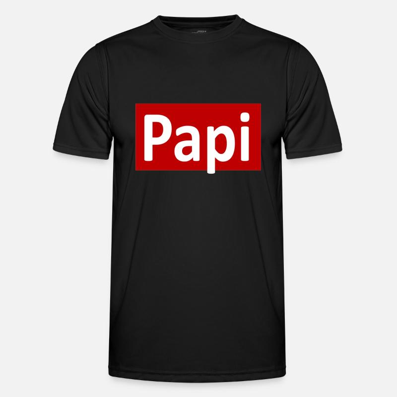 Papi gift idea - Men's Functional T-Shirt - black