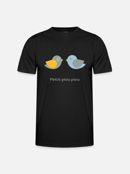 petit piou piou bébé - Men's Functional T-Shirt - black