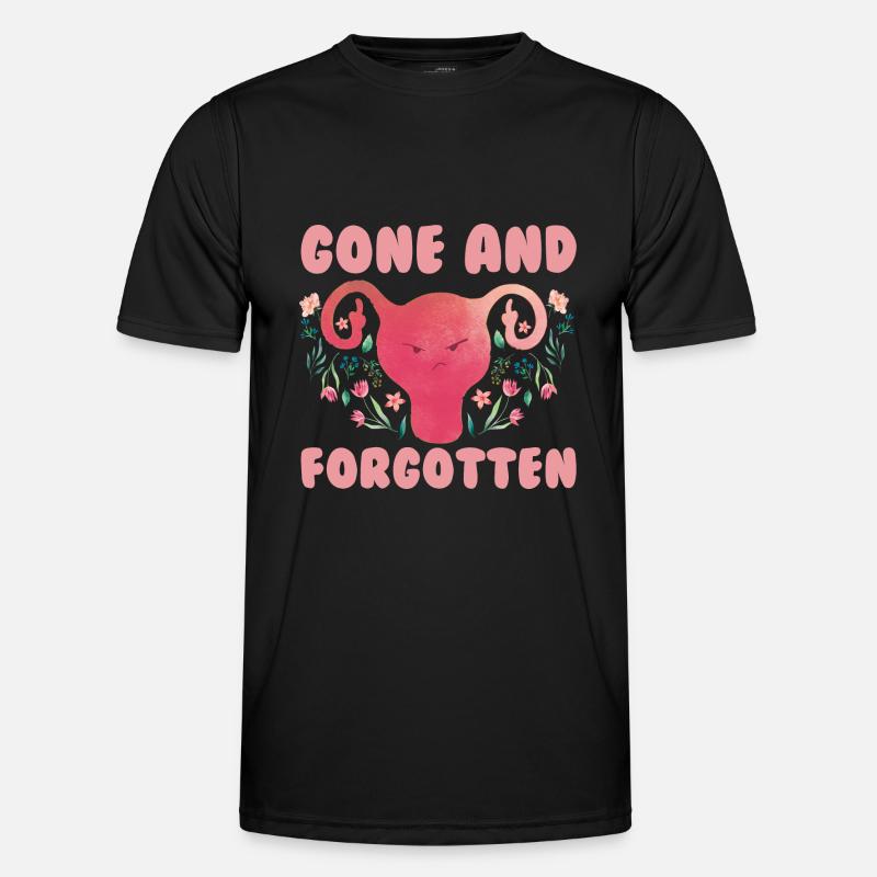 Uterus Gebärmutter Operation Männer Funktions-T-Shirt
