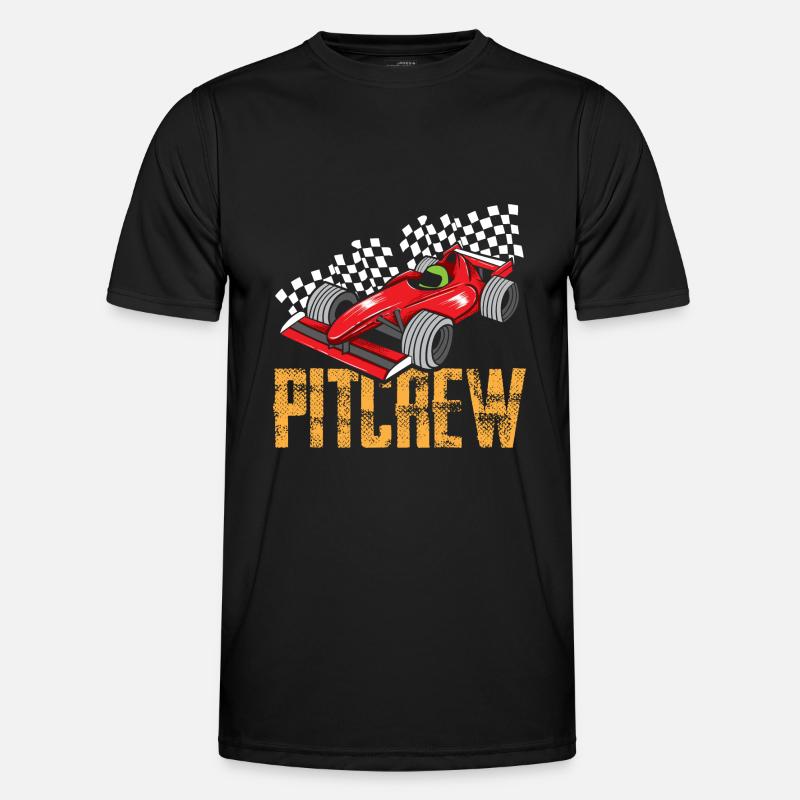 Pit Crew - Course automobile T-shirt sport Homme
