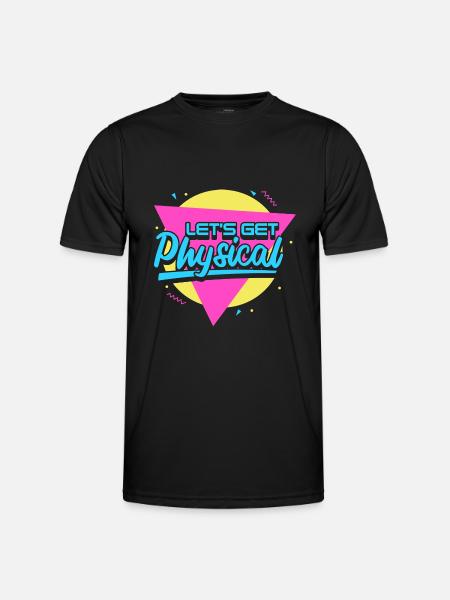 Lets Get Physical - Men's Functional T-Shirt - black