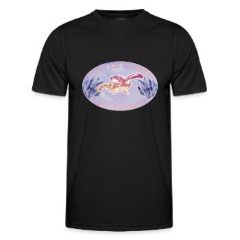 Ocean Sublimation - Men's Functional T-Shirt - black - Front - AI Model Male 178 dark (178cm)