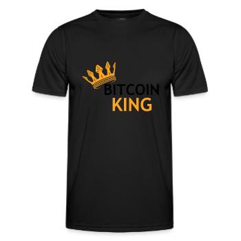 Crypto Bitcoin Trading - Männer Funktions-T-Shirt - Schwarz - Vorne - AI Model Male 178 dark (178cm)