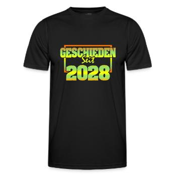 2028 - T-shirt sport Homme - noir - Devant - AI Model Male 178 dark (178cm)