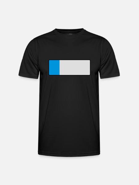 _blank_kurz - Men's Functional T-Shirt - black