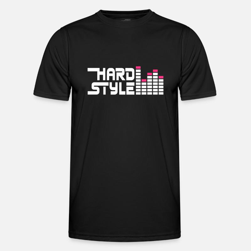 hard style hardstyle equalizer DE - Männer Funktions-T-Shirt - Schwarz