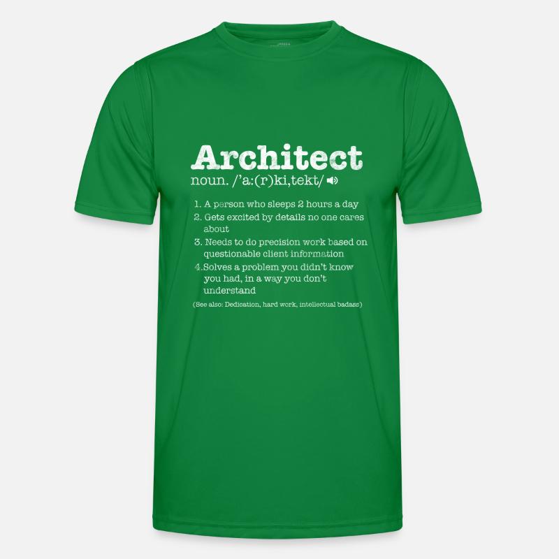 Architekt Männer Funktions-T-Shirt