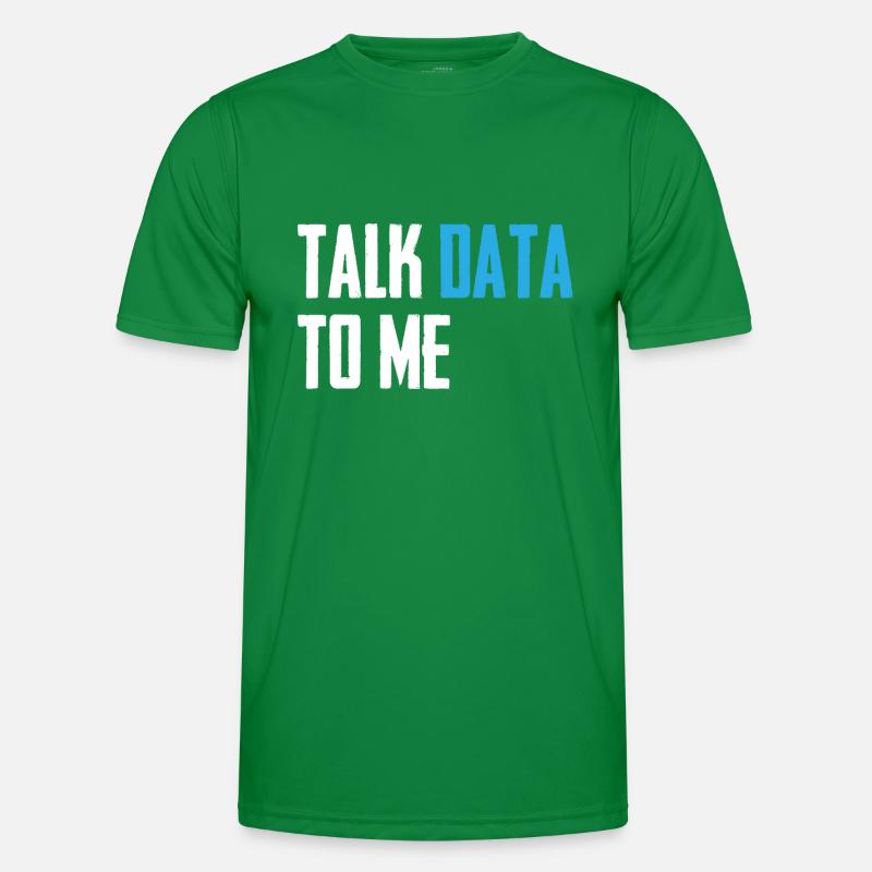 Talk data to me Data science informatique T-shirt sport Homme