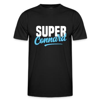 Super connard cadeau humour provoque homme - T-shirt sport Homme - noir - Devant - AI Model Male 178 dark (178cm)