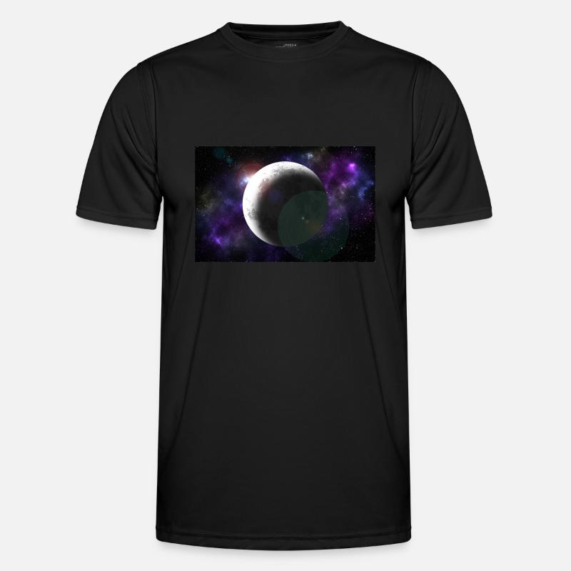 Moon and space Men's Functional T-Shirt